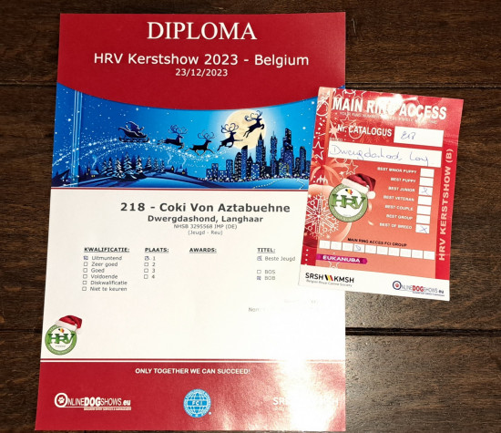 23-12-2023  HRV Kerstshow 2023 Diploma